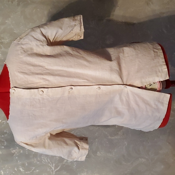 Vintage hand embroidered linen top - Picture 3 of 16